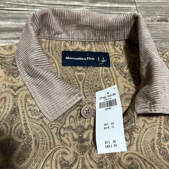 Abercrombie and Fitch size large button down jacket - Picture 3 of 3